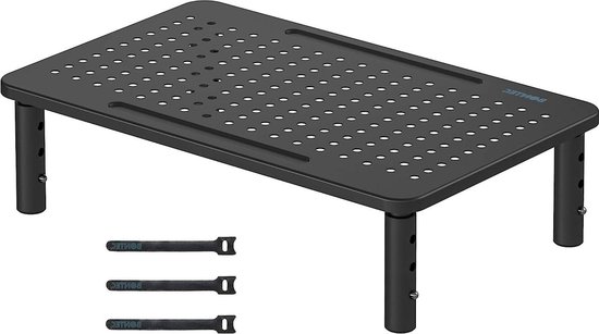 BONTEC Monitorstandaard met Lade, 3 in Hoogte Verstelbare PC