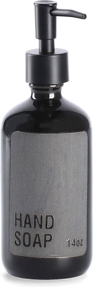 Keramische zeepdispenser HANDSOAP, Ø7 x 20,8 cm