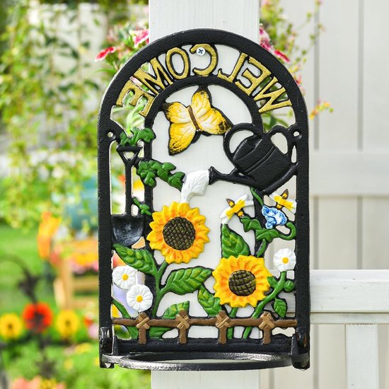 Gietijzeren Muur Plantenhouder Zware Wandgemonteerde Bloempothouder gietijzeren-muur-plantenhouder-zware-wandgemonteerde-bloempothouder