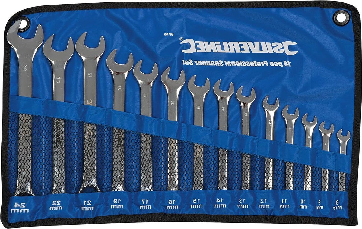 Combination Speed Kit 14pcs 8-24mm - Silverline SP50 - professioneel gereedschap