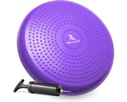 Core Balance Disc Trainer - Diameter 35.5 cm with Pump for Improving Posture Fitness Stability
