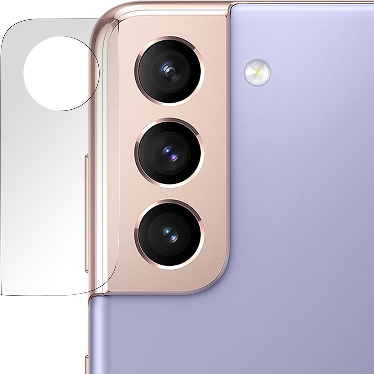 schermcamera Geschikt voor Samsung Galaxy S21 Gehard Glas 9H Transparant