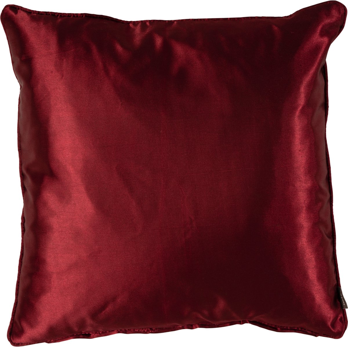 Mars & More Siana Satin kussen rood 45x45cm