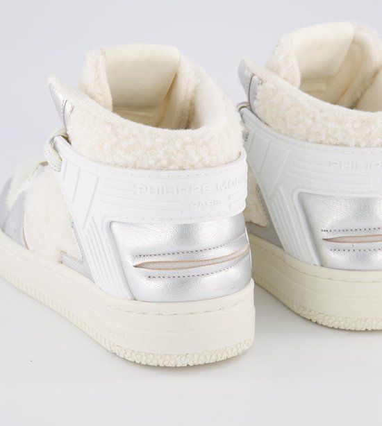 Philippe Model La Grande Mid Woman Sneakers - Leer - Dames - Wit - Maat 37