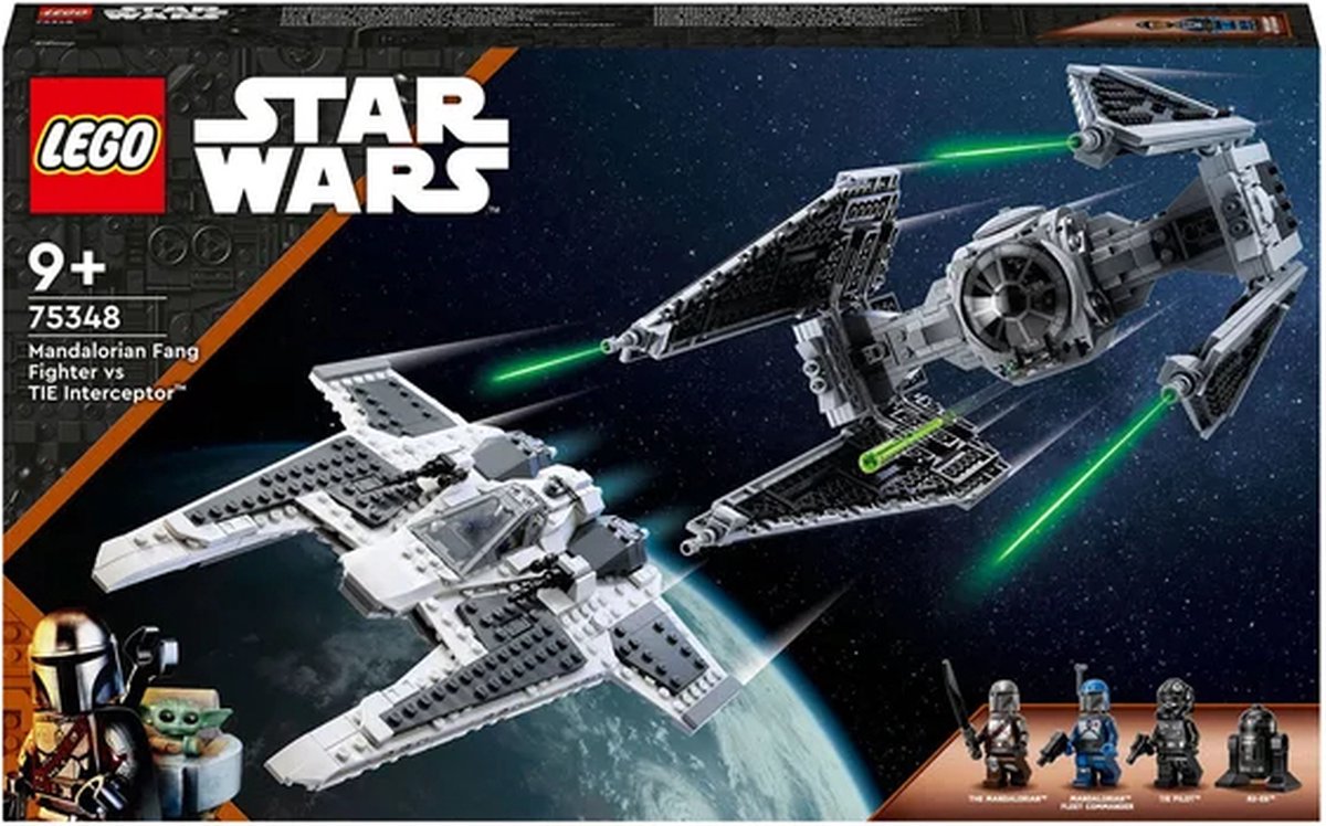 LEGO Star Wars Mandalorian Fang Fighter vs. TIE Interceptor Set - 75348 — afbeelding 13