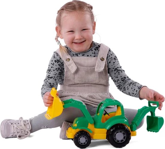 Cavallino Toys Cavallino Klassieke Graafmachine Tractor, 37cm van Cavallino Toys — afbeelding 5