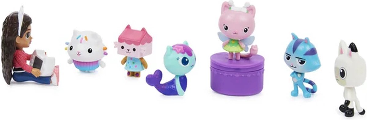 Gabby's Poppenhuis - Speelfigurenset - met Gabby, 6 katjes en 1 poppenhuispakketje — afbeelding 11