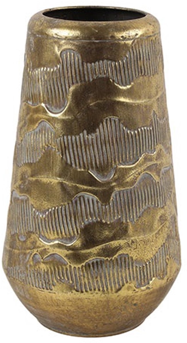 Countryfield Vaas Peggie metaal L18,5B18,5H32,5CM goud