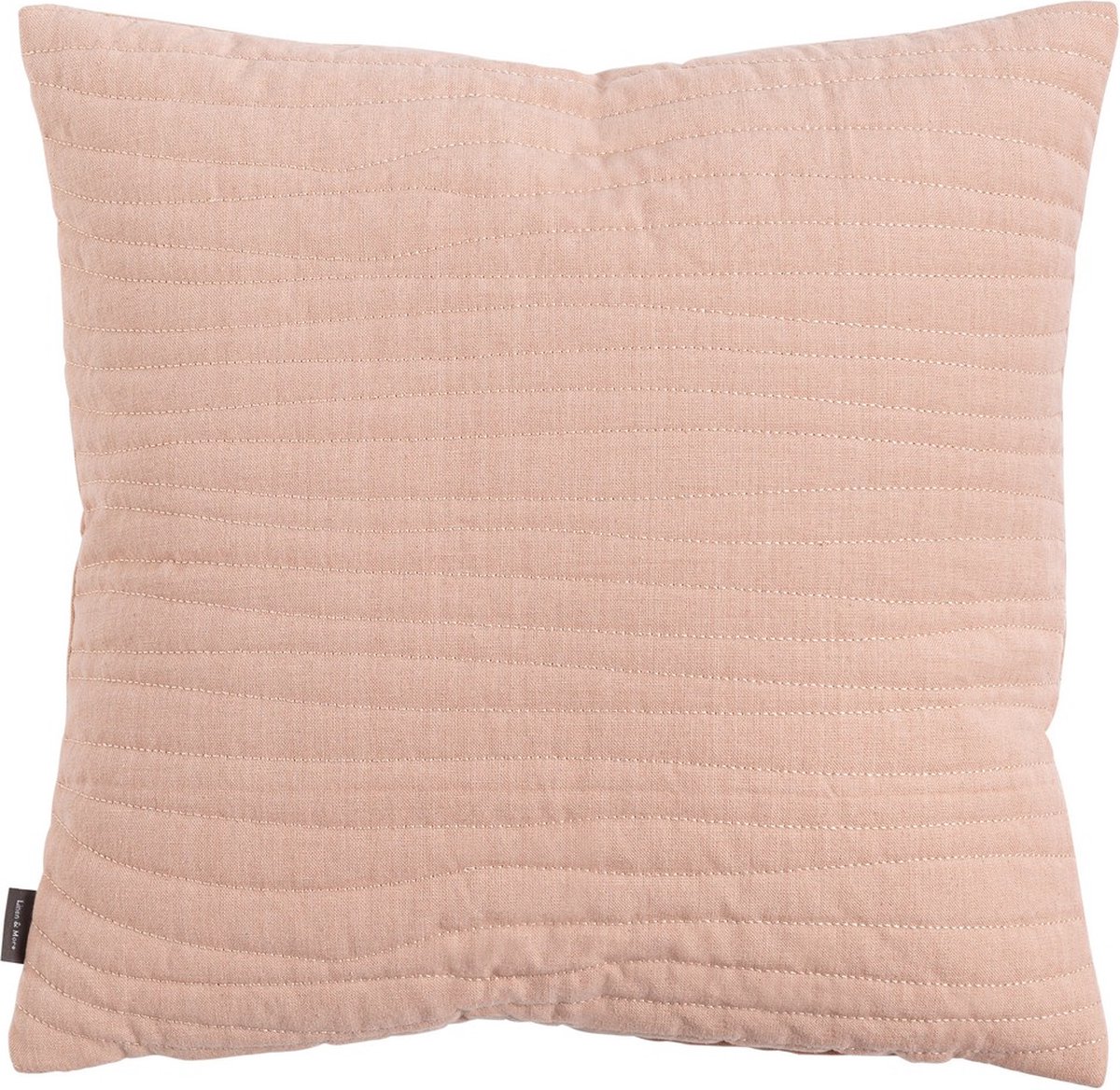 Uneven Stitching kussen roze 45x45cm