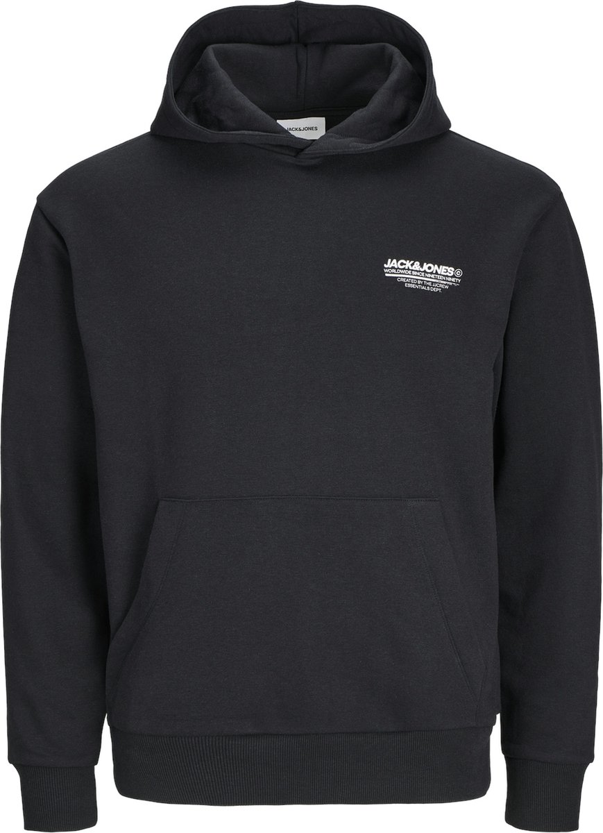 Jack & Jones Heren Sweatshirt JJOLIVE bequem Zwart M Volwassenen