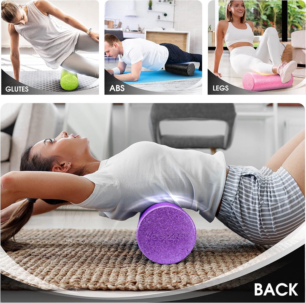 Rouleau en mousse BSTFRP36 pour fitness et musculation BODY SOLID