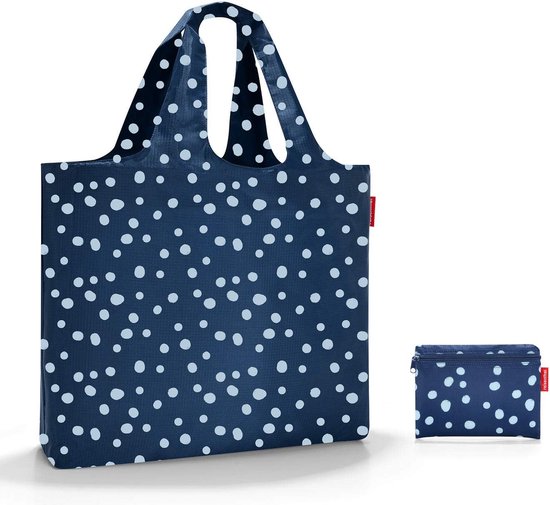 Foto: Unisex converteerbaar lievelingsstuk shopper xs mini maxi shopper barok taupe spots navy strandtas