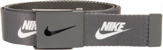 Nike Golf Futura Web Belt Reversible Logo Broekriem - Grey