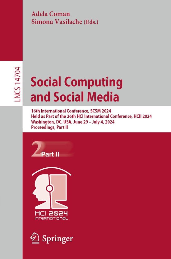 Computer Science (R0) 2 - Social Computing and Social Media - cover