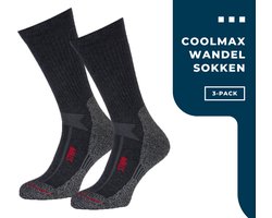 STAPP - 3-Pack - Boston All Season Werksokken - Cordura - Coolmax - Heren / Dames - antraciet - 47-50 - 27410
