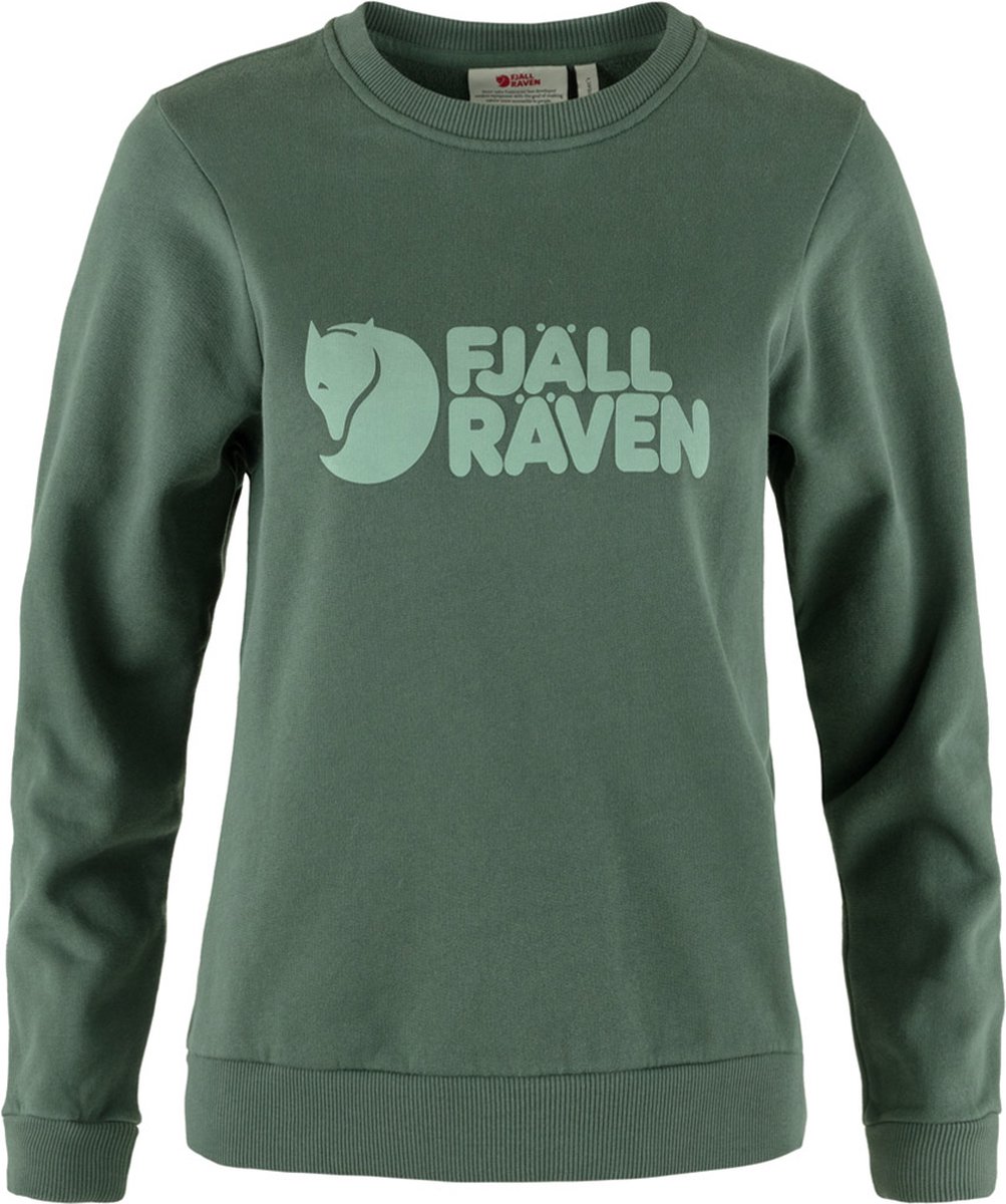 Trui Fjällräven Women Fjällräven Logo Sweater Deep Patina Misty Green-M