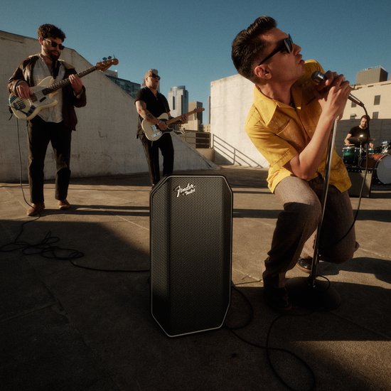 Teufel - Fender x Teufel ROCKSTER AIR 2 - Portable bluetooth party speaker - 58 uur batterijduur - 115 dB - Bluetooth 5.0 met aptX - steel black van Teufel — afbeelding 4