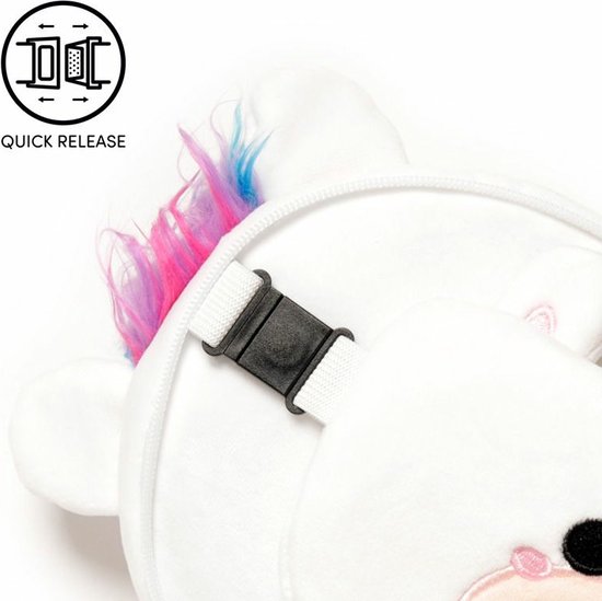 Puckator - Resteazzz - Nekkussen met Slaapmasker - Unicorn - Eenhoorn - rond nekkussen - Neksteun voor Reis Vliegtuig/Auto/Bus van Puckator — afbeelding 3