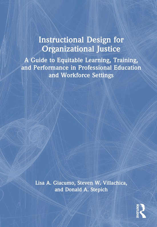 Instructional Design for Organizational Justice - cover