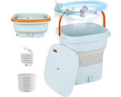 Opvouwbare mini-wasmachine met centrifuge 425 kg/115 l blauw licht sterilisatie - Draagbare wasmachine 220 V - Mini wasmachine