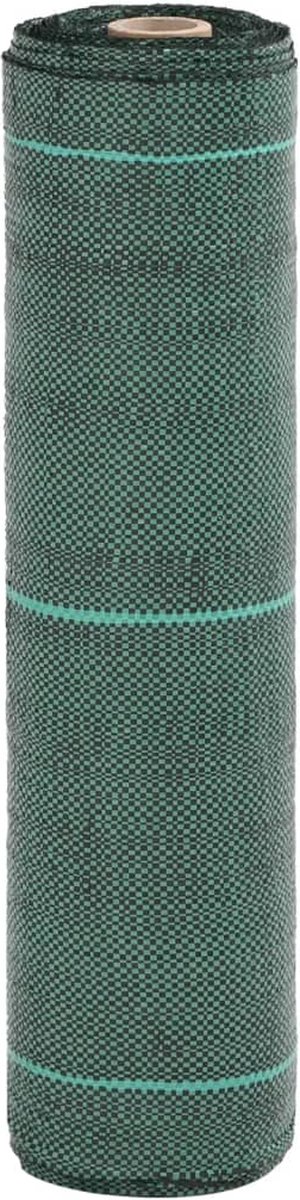 vidaXL - Worteldoek - 0,5x10 - m - polypropeen - groen