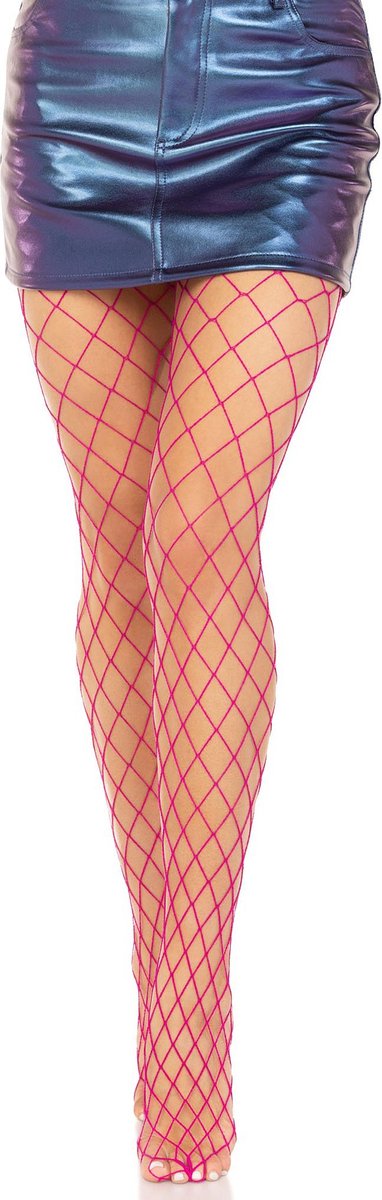 Leg Avenue Diamond Fishnet Pantyhose ["Roze"]