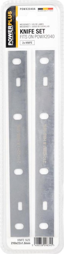 Lot De 2 Couteaux HSS Pour Rabot De 82 Mm - Marque MaKu7 - Fabriqué En Allemagne