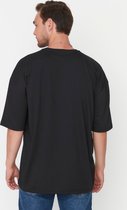 Trendyol TMNSS22TS0317 Volwassenen Mannen T-shirt - Zwart - 2XL