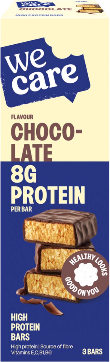 WeCare High protein Bars Chocolate - 81 gr