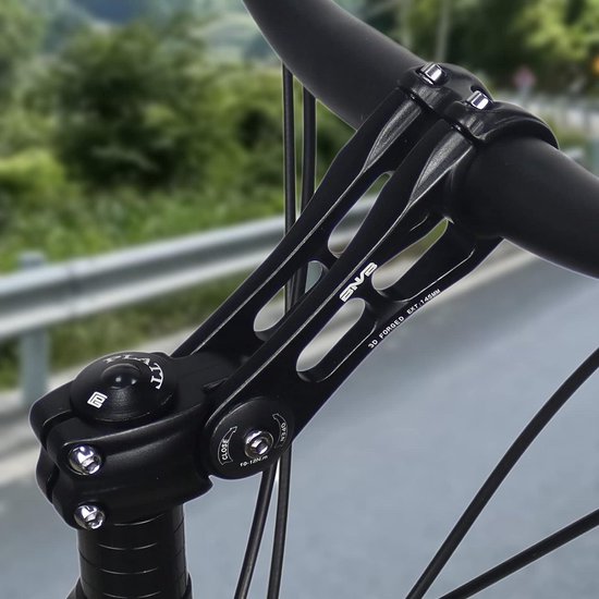 Potence Vélo Réglable VTT 31.8/28.6 X 90/110/145 Mm - Rehausseur Guidon SHIKRA