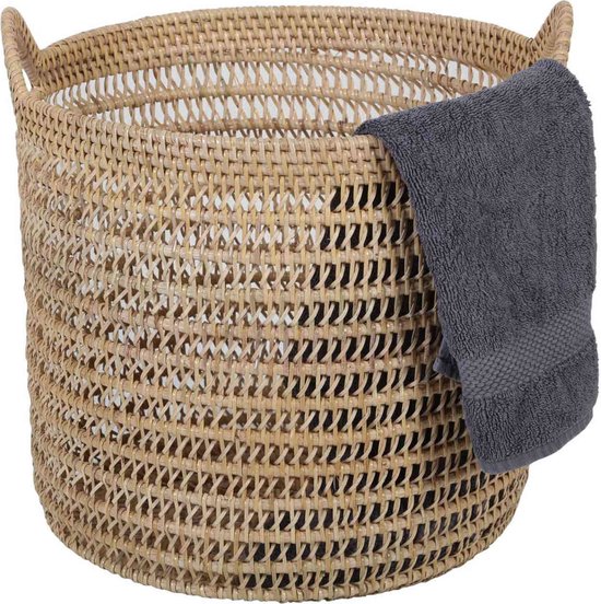 Panier en rotin Eda naturel avec anse