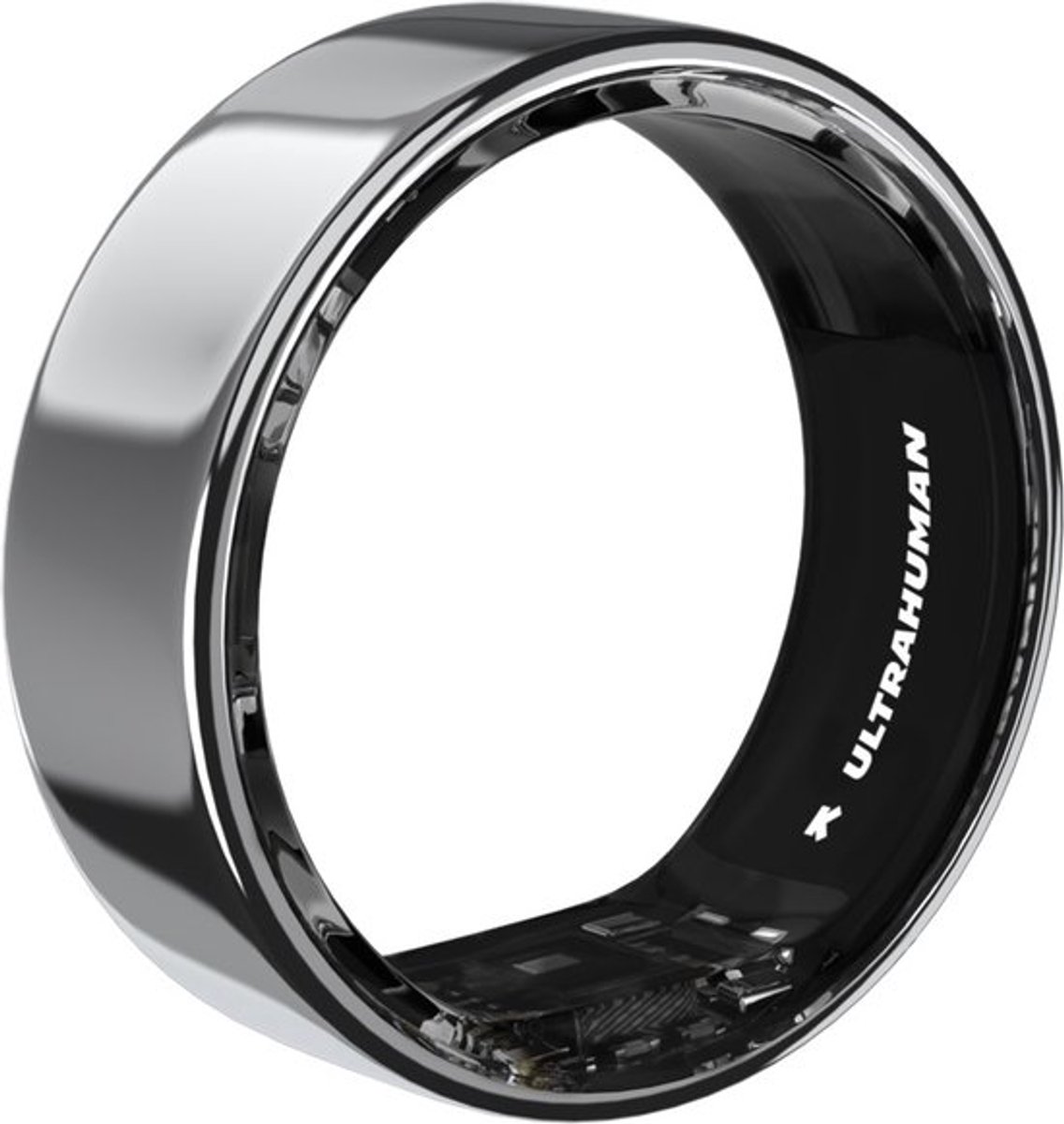 Ultrahuman Ring Air - Silver - Ringmaat 13 - Smart Ring - Slaap Tracking - Hartslag & Temperatuur Monitoring Volg Slaap Beweging & Herstel
