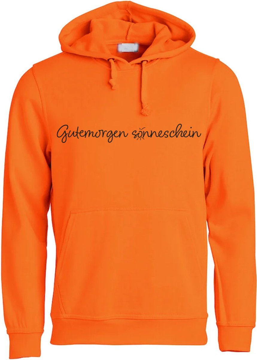 Gutemorgen Sonneschein Hoodie - voetbal - ek - wk - duitsland - taal - unisex - trui - sweater - capuchon