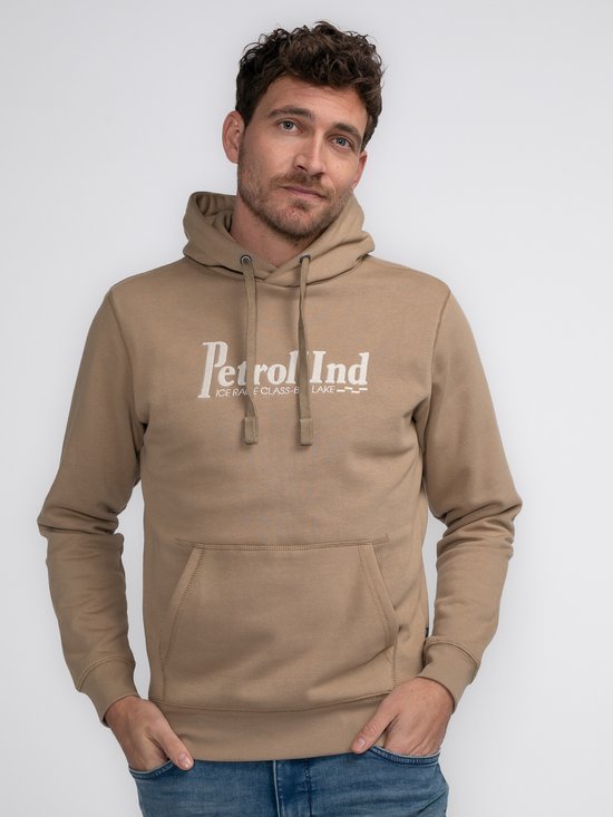 Petrol Industries - Sweat à capuche pour hommes Yukon- Kuskokwim - Marron - Taille XL