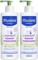 Mustela Inwrijfpompflacon Set van 2 x 400 ml