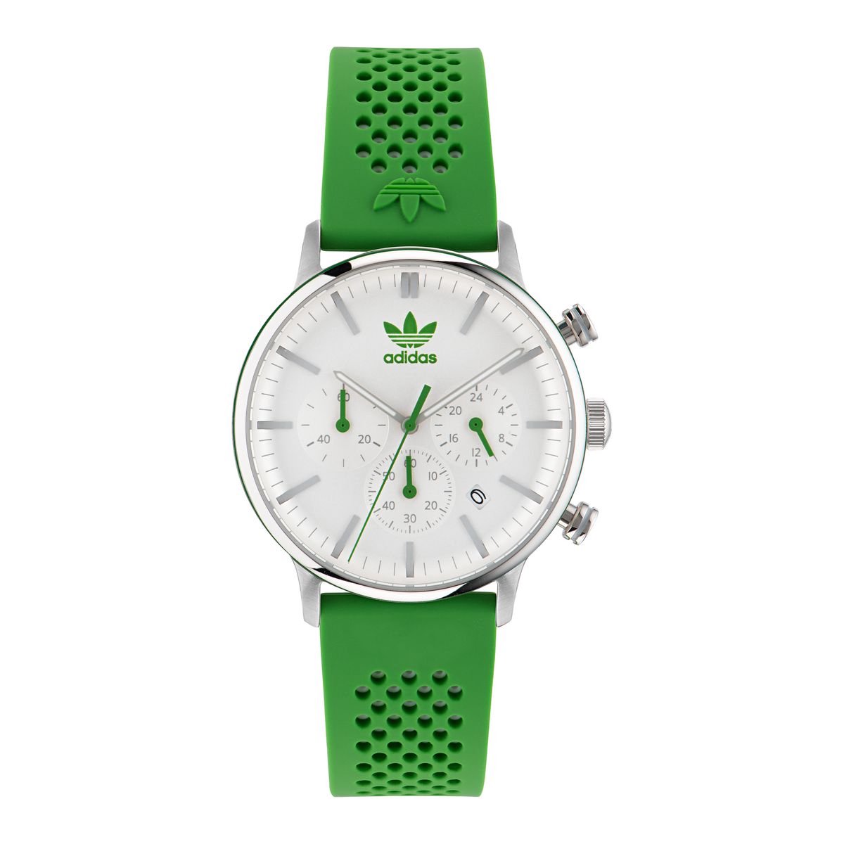Adidas Originals Code One Chrono AOSY23020 Horloge - Siliconen - Groen - Ø 40 mm