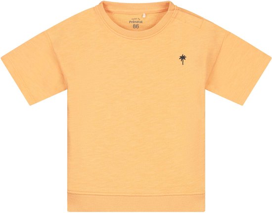 Prénatal peuter T-shirt - Jongens - Light Orange Shade - Maat 80
