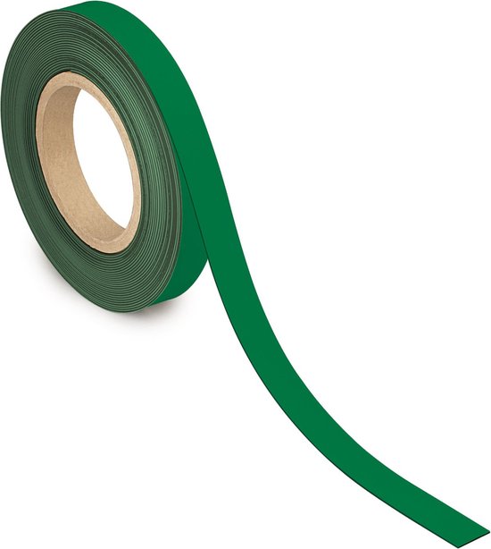 MAUL Bande magnétique - vert - métal - inscriptible - 1 pièce - 10 m x 20 mm x 1 mm