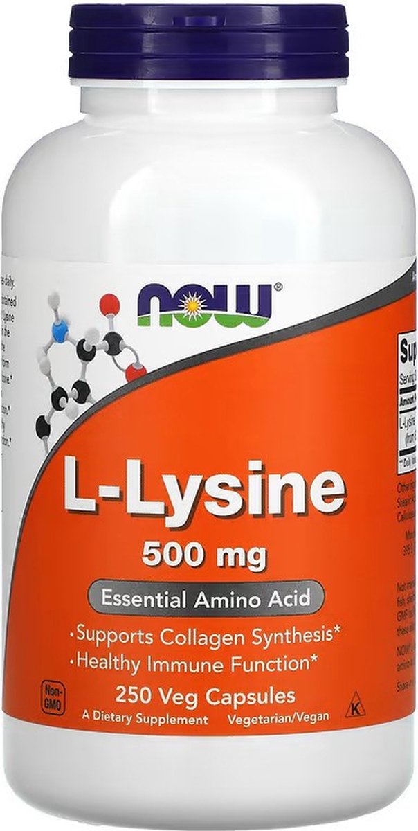 Goedkoopste L-Lysine 500mg-250 veggie caps
