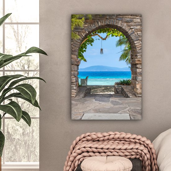 MuchoWow Canvas Schilderij Decoratie - 90x60 cm - Friesland - Friese