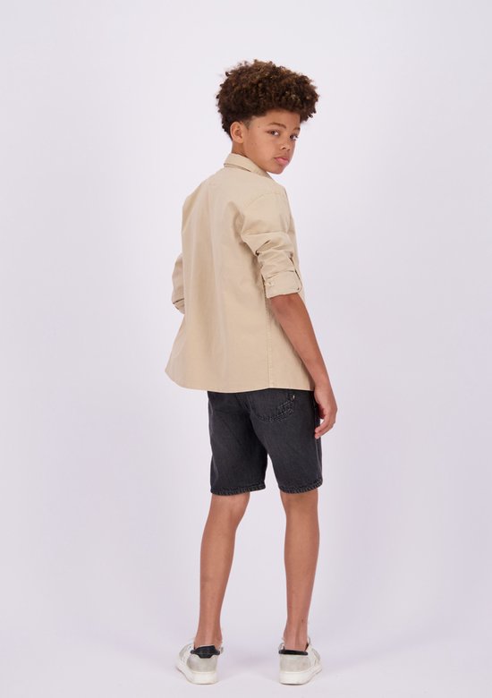 Vingino Lex Polo's & T-shirts Jongens - Polo shirt - Beige - Maat 164