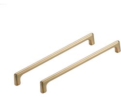 224 mm Mat Zwart Meubelgrepen - Railinggreep van Zink Legering met Bozonli - Stijlvolle Deurgrepen cabinet handle black