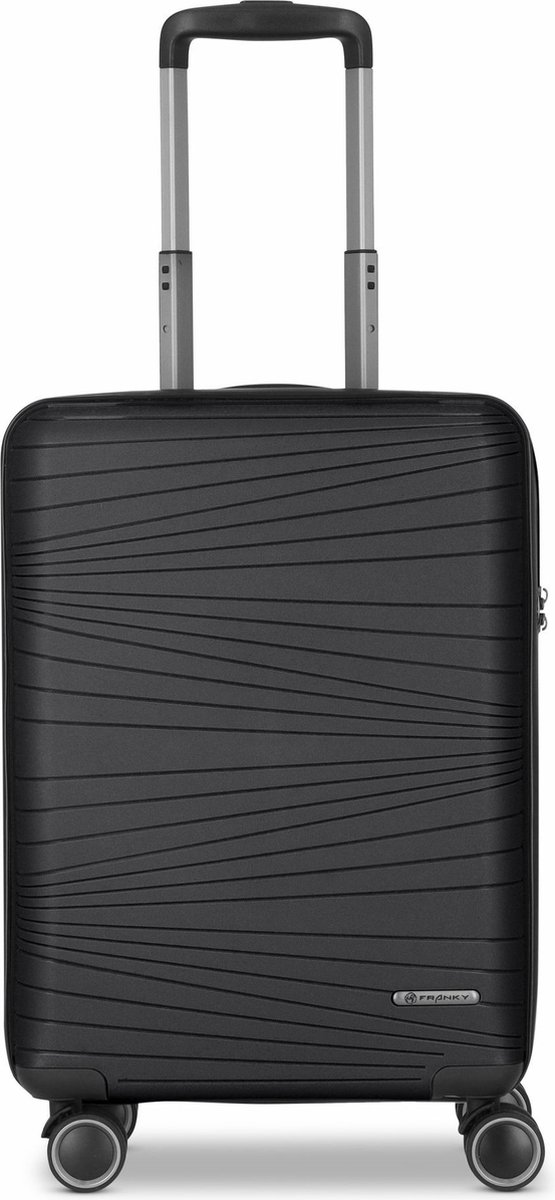 Franky Dallas 3.0 4 wielen Trolley S 55 cm - Harde bagage - TSA slot - black