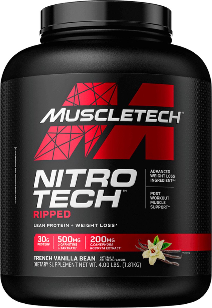 Goedkoopste Nitro Tech Ripped 1810gr Vanille