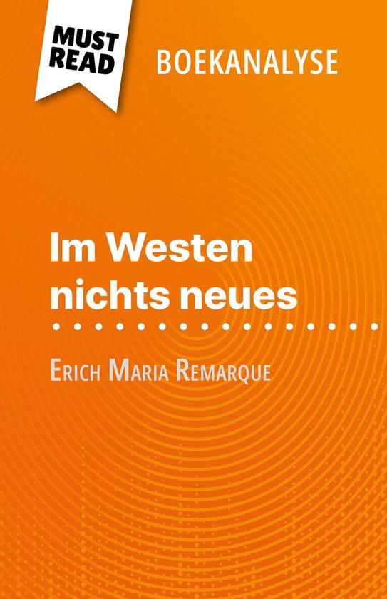 Im Westen nichts neues van Erich Maria Remarque (Boekanalyse ... - cover