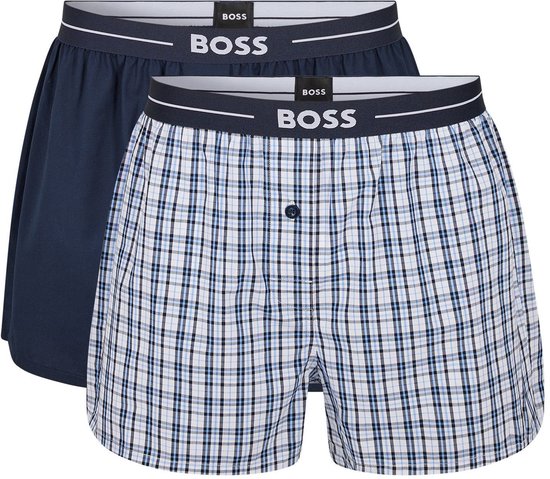 BOSS Boxershorts 2-Pack Navy