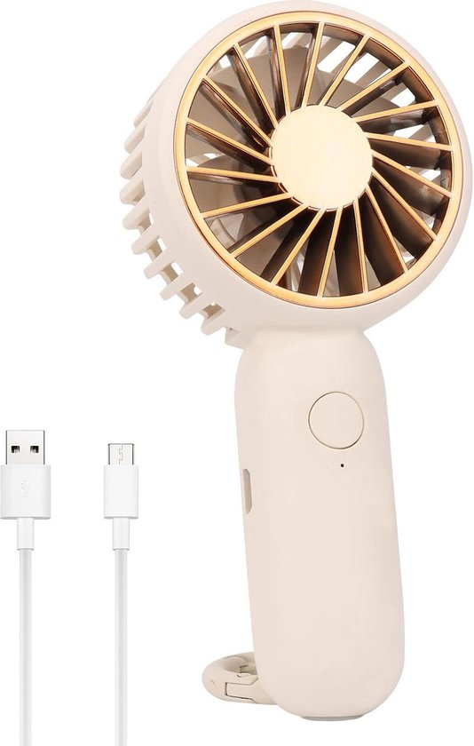 Witte plafondventilator - Plafondventilator voor woonkamer met 6 snelheden en 3 ABS-bladen - LED
