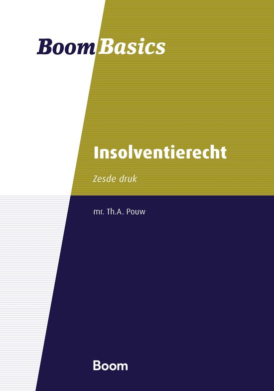 Boom Basics - Insolventierecht - cover