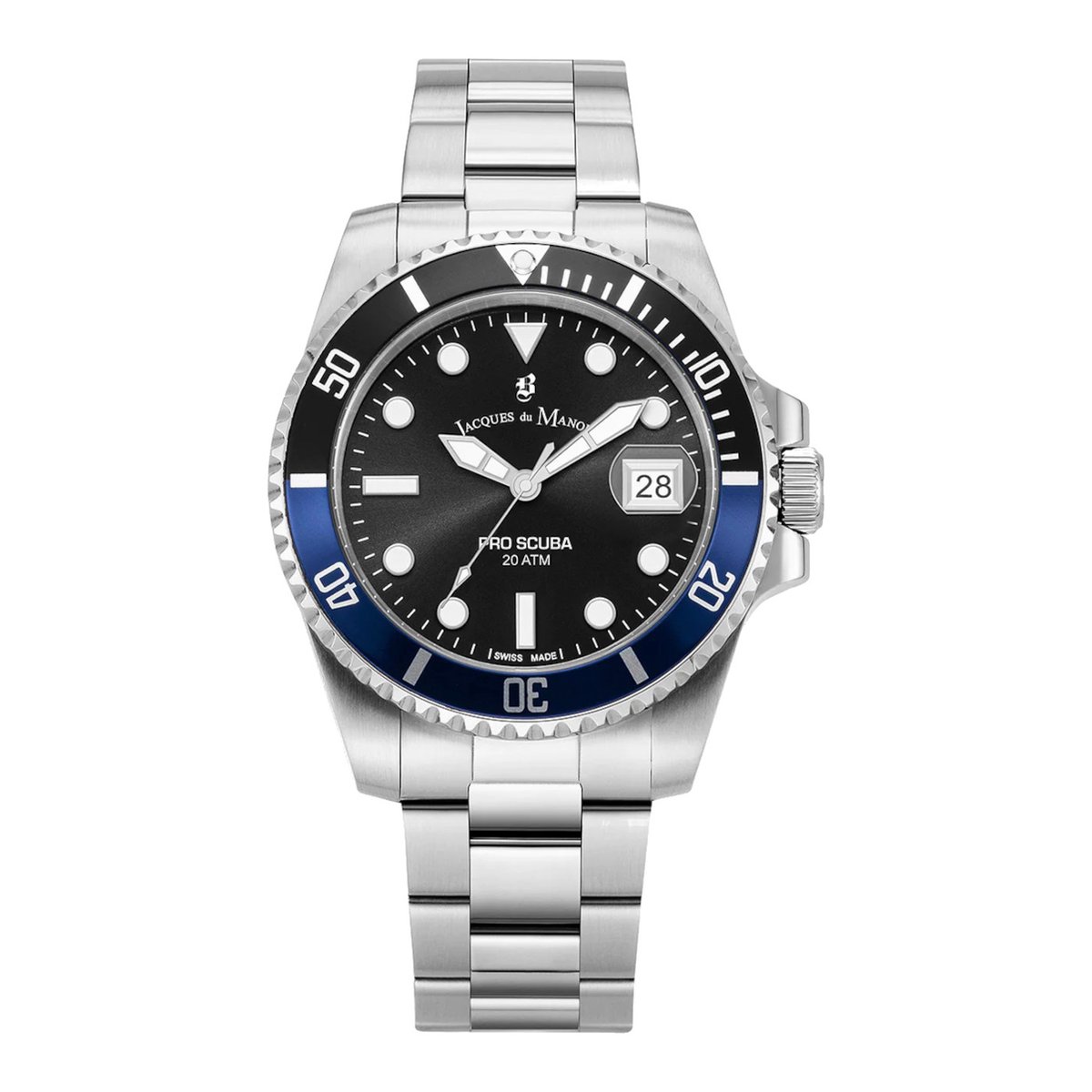 Jacques du Manoir Pro Scuba JWG02703 - Herenhorloge - Ø 40.50 MM