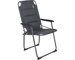 Bo-Camp - Stoel - Copa Rio - Comfort XXL Air - Gepolsterd - Grijs